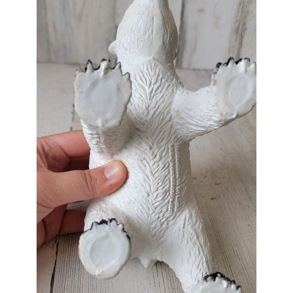 Rubber toy‎ polar bear white Antarctica figure squish - Picture 11 of 11